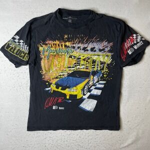 Alpha‎ Collective Maximum Velocity Racing Car Graphic T Shirt Mens Medium Black